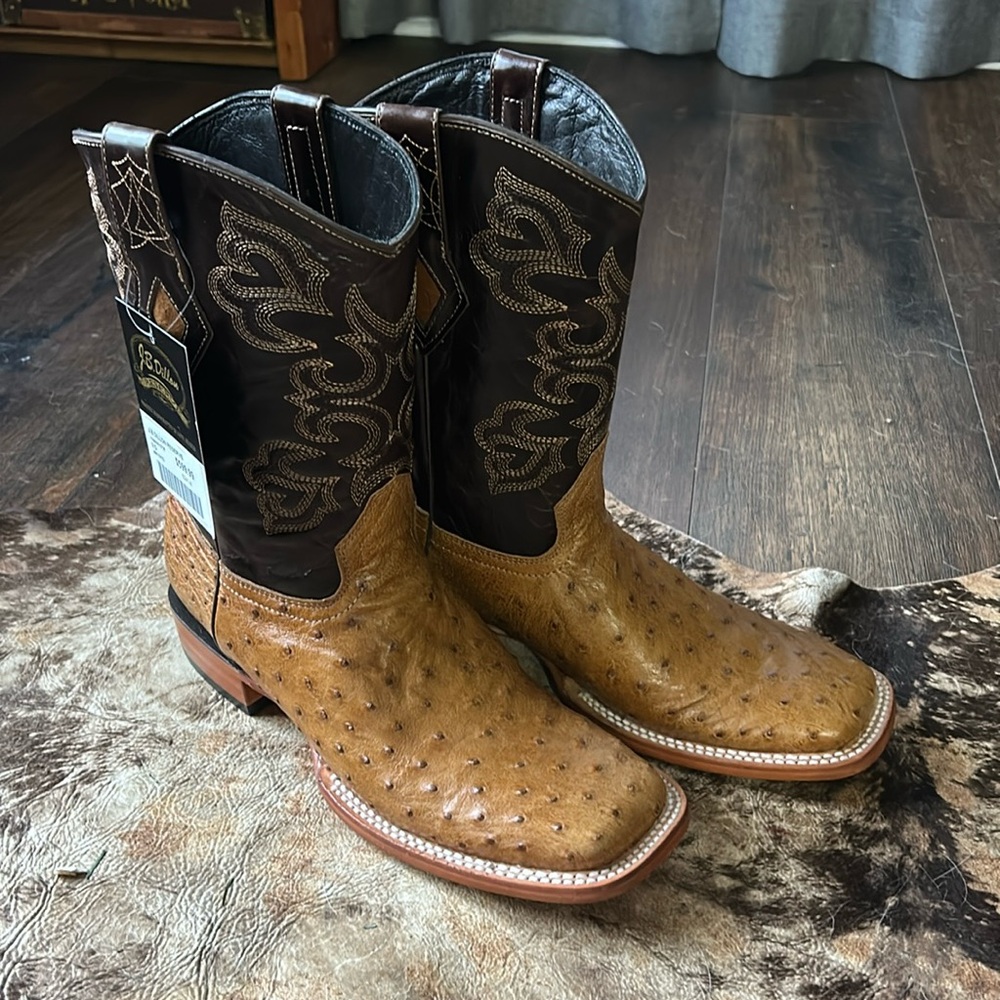 J.B. Dillon Ostrich Boots